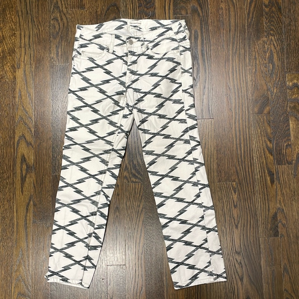 Isabel Marant Etoile Size 34 All Printed Aztec Pant Denim